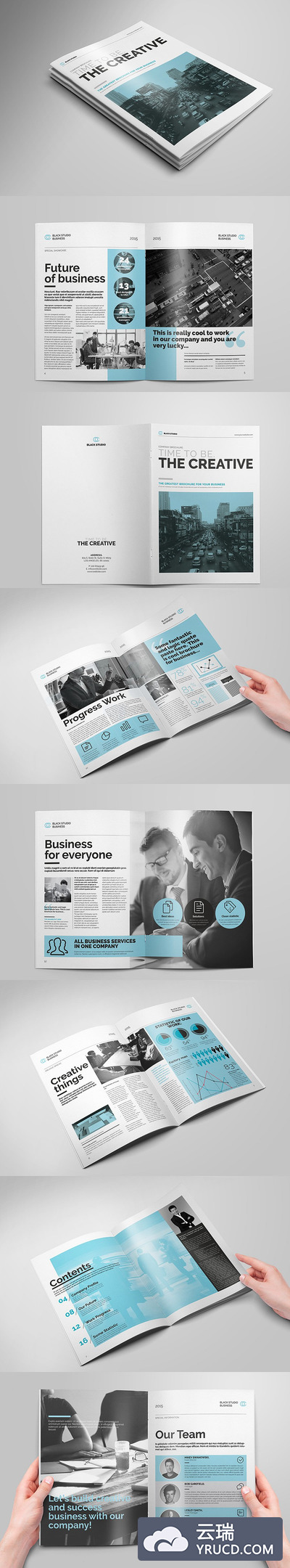 创意手册模板 Creative Brochure Vol.8