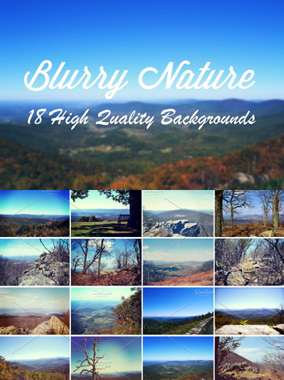 模糊的自然背景 Blurry Nature Backgrounds