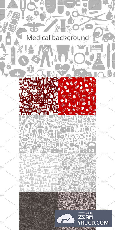 医疗图形背景素材 Medical background