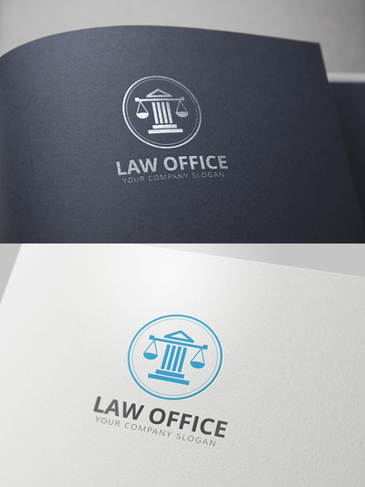 律师事务所主题logo模板 Law Office