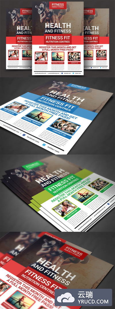 健身主题海报 Fitness Flyer