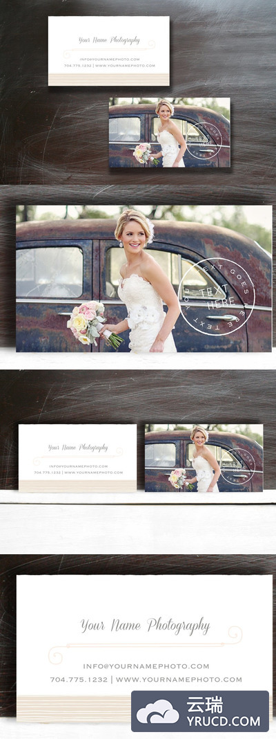 照片商业名片模板 Photographer Business Cards