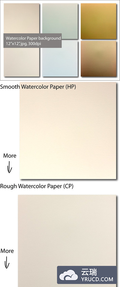 水彩纸背景 Watercolor Paper Background