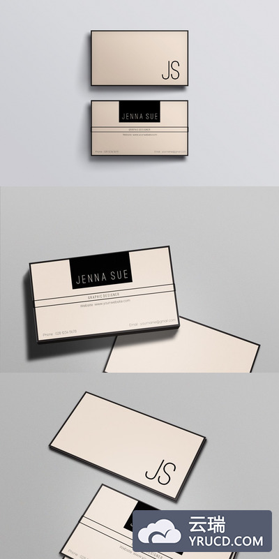 商业名片模板 Business card template