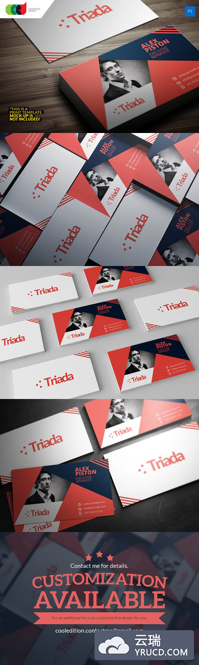 现代商业名片模板 Modern Business Card 6