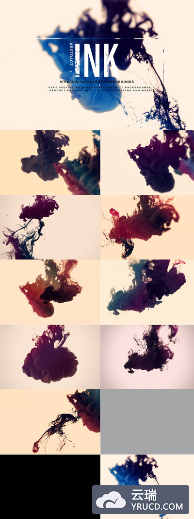 时尚高端抽象的中国风水墨元素背景底纹纹理集合