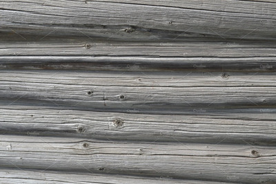 木纹长墙 Log Wall Texture. Old Gray Wood