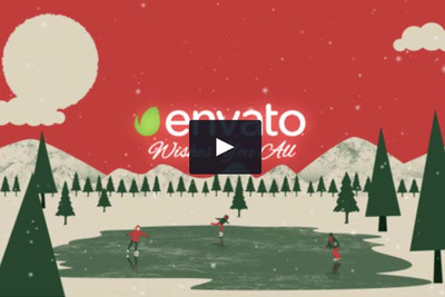 趣味卡通圣诞节视频AE模板下载 [AEP]