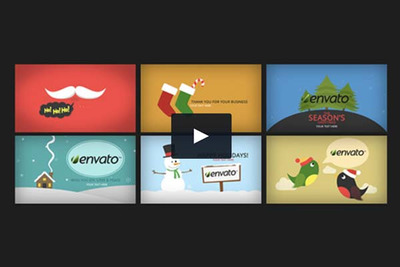 圣诞元素AE小动画素材下载 [AEP]