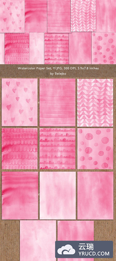 水彩背景纹理素材 Watercolor Background