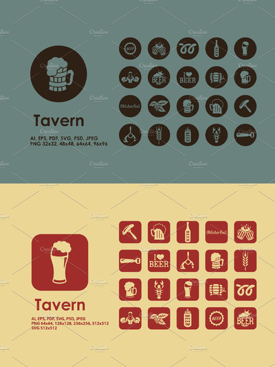 酒馆图标 Tavern icons