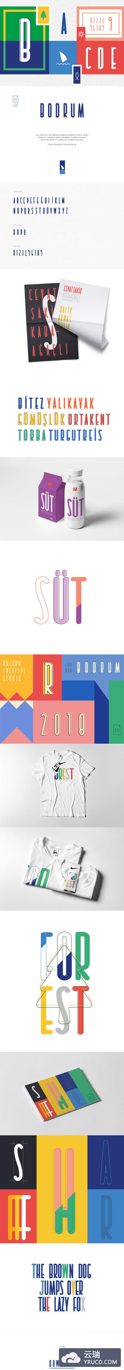 字体 | 时尚纤长圆润适用于艺术类个性无衬线英文