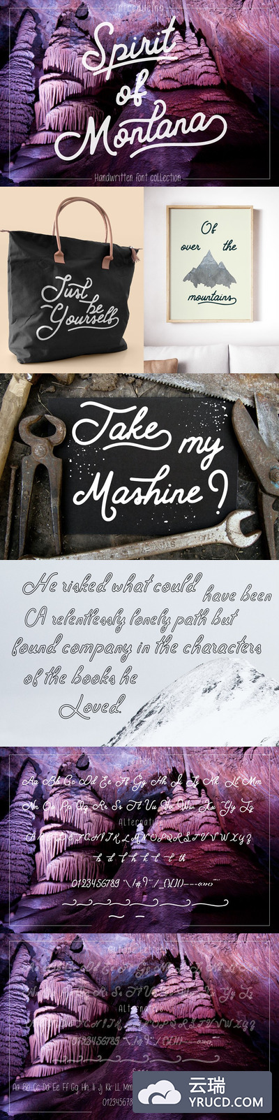 蒙大拿精神手写字体 Spirit of Montana Script Font