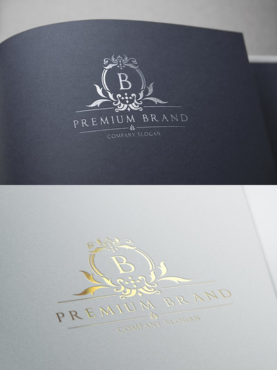 专业感觉的品牌logo模板 Premium Brand