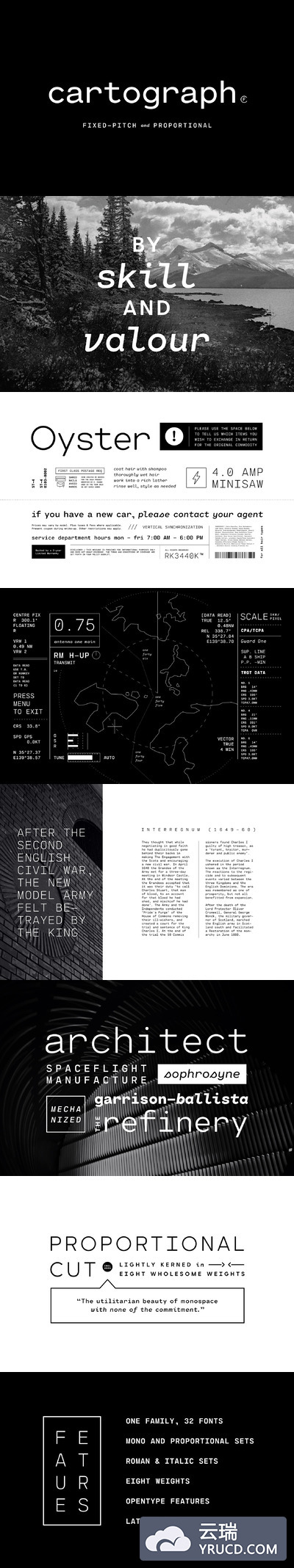 干净的等宽字体 Cartograph CF: clean monospace font