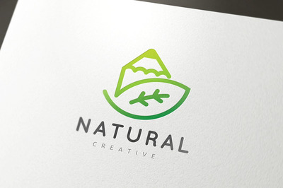 自然创意logo模板 Natural Creative Logo