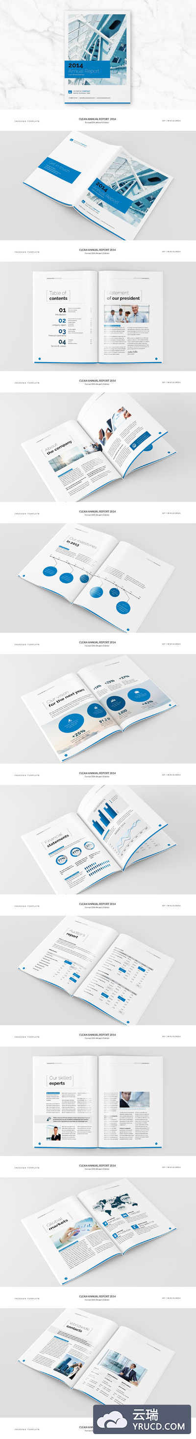 年度报告模板 Annual Report - 20 Pages