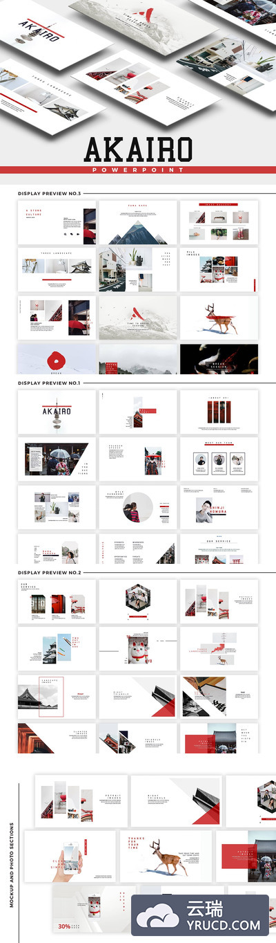 简约时尚高端的高品质powerpoint幻灯片演示模板（pptx）