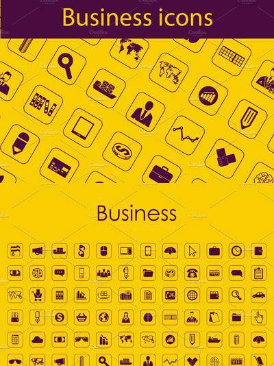 132个商业简洁图标 132 BUSINESS simple icons