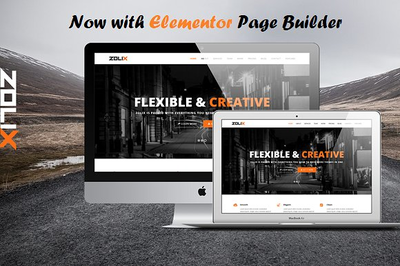 大气的商业WordPress主题模板 Zolix - Page Builder WordPress Theme
