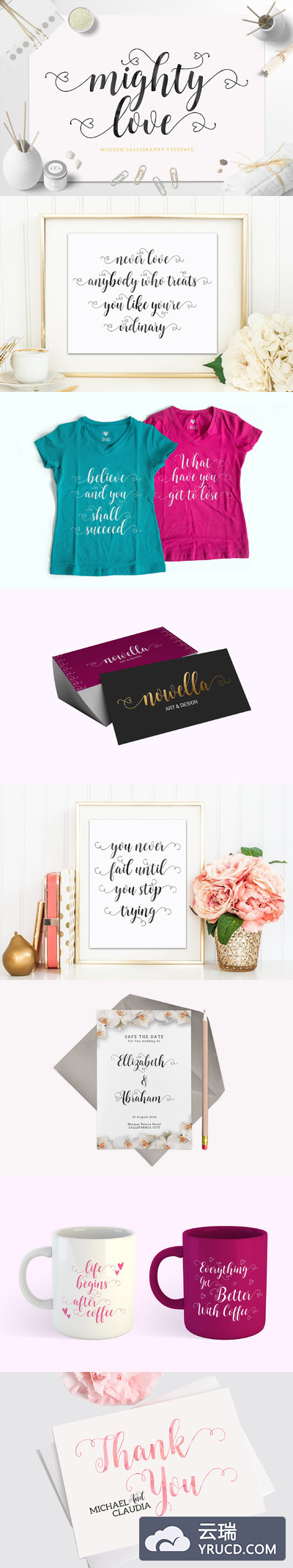 手写字体 Mighty Love Script