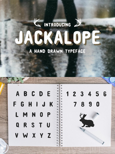 粗圆的字体 Jackalope