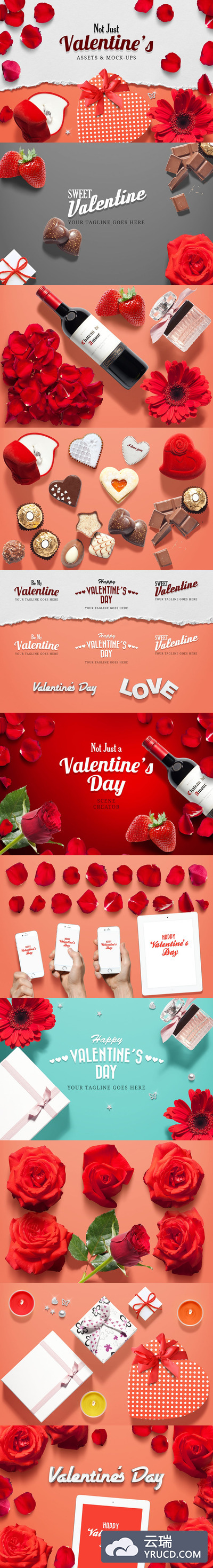 高品质的情人节爱情亲情母亲节玫瑰素材大集合