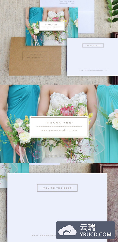 答谢卡模板 Thank You Card Template