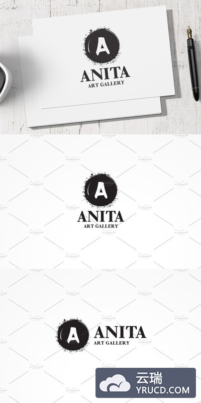 A为主题的logo模板 Anita Art - Letter A Logo