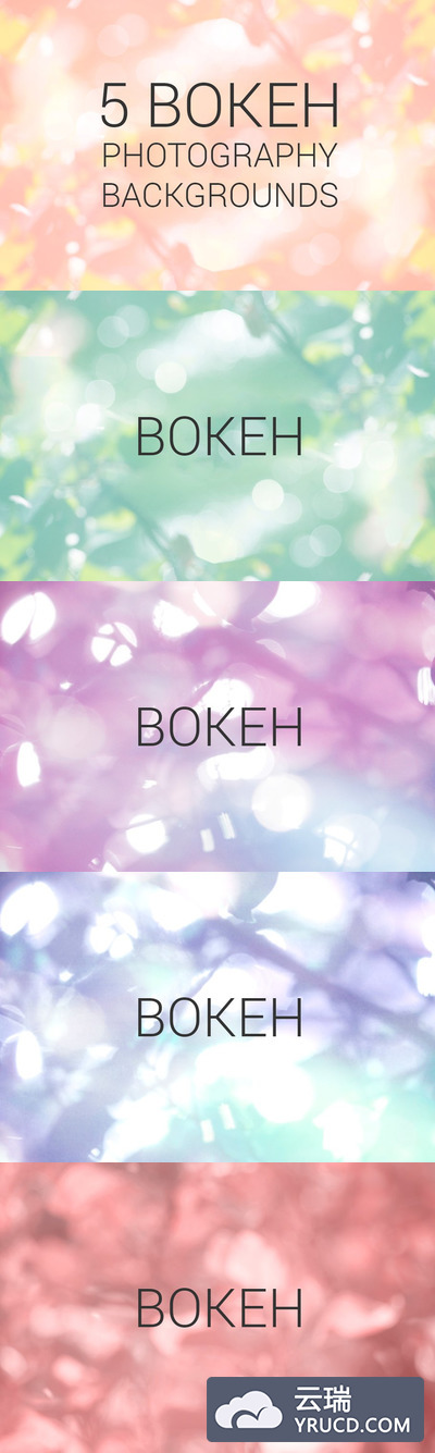 虚化背景图形素材 Bokeh Pack 06