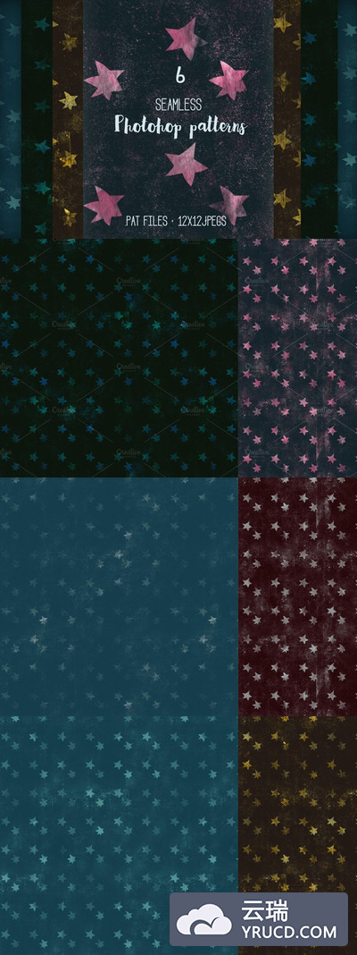 神秘的背景纹理素材 Seamless textures for photoshop