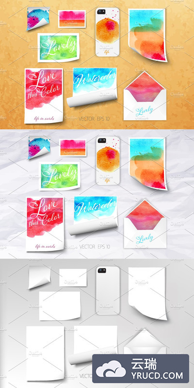 纸张设计模板 Template paper design