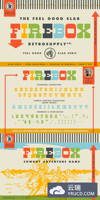 Firebox | Slab衬线字体 Firebox | Slab Serif Font