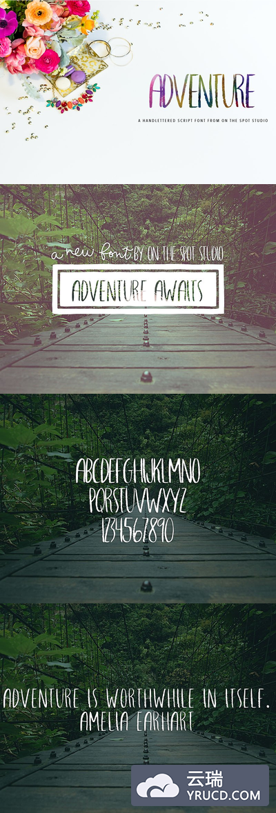 手写字体集 Adventure