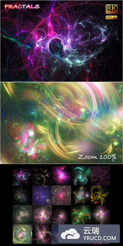 8K分形叠加 8K Fractals [2.92 GB]