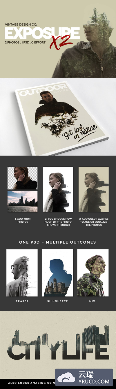 酷酷的照片效果素材 ExposureX2 - Advanced Photo Effects