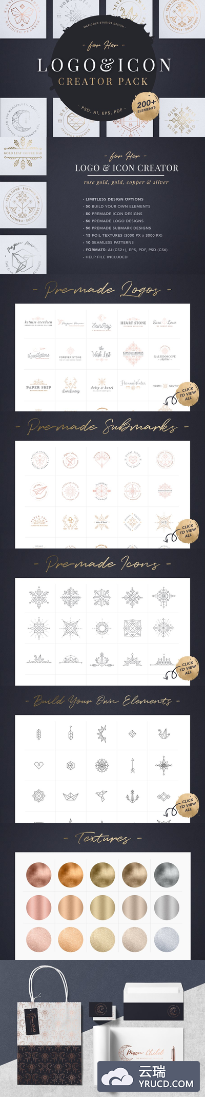 Logo图标工具包 Logo & Icon Creator Pack