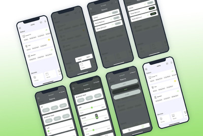 时尚简约多用途的智能手机APP UI KITS（SKETCH）
