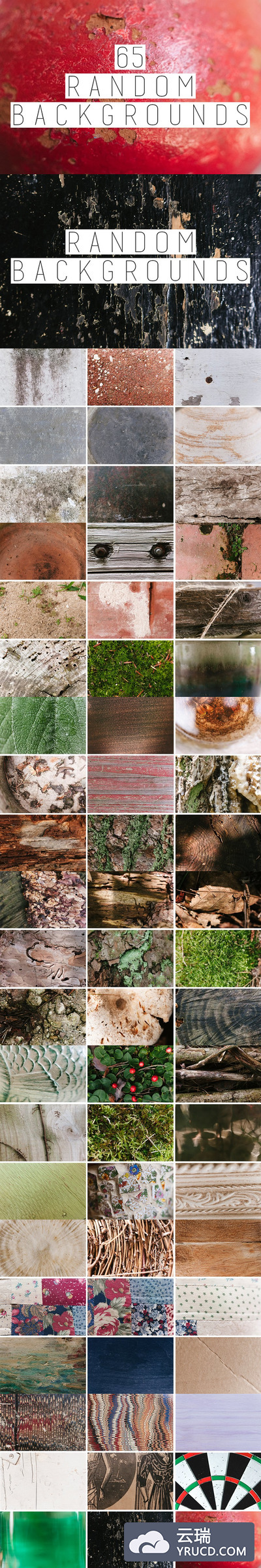 随机背景纹理集 Random Backgrounds