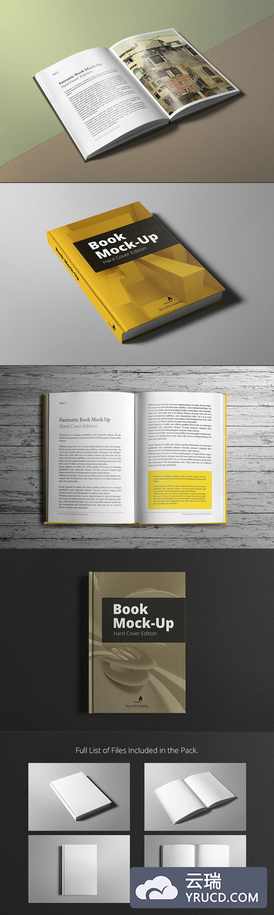 书籍模型/精装版 Book Mock-Up / Hard Cover Edition