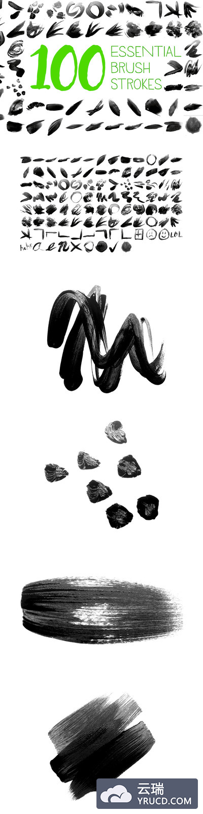 100个墨水笔画 100 Essential Brush Strokes