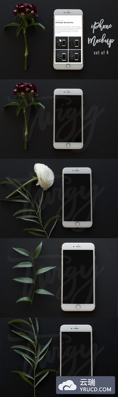 iPhone模型|方形格式 iPhone Mockup | Square Format