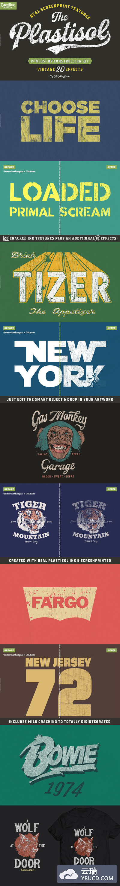 开裂背景纹理 Plastisol cracked textures photoshop