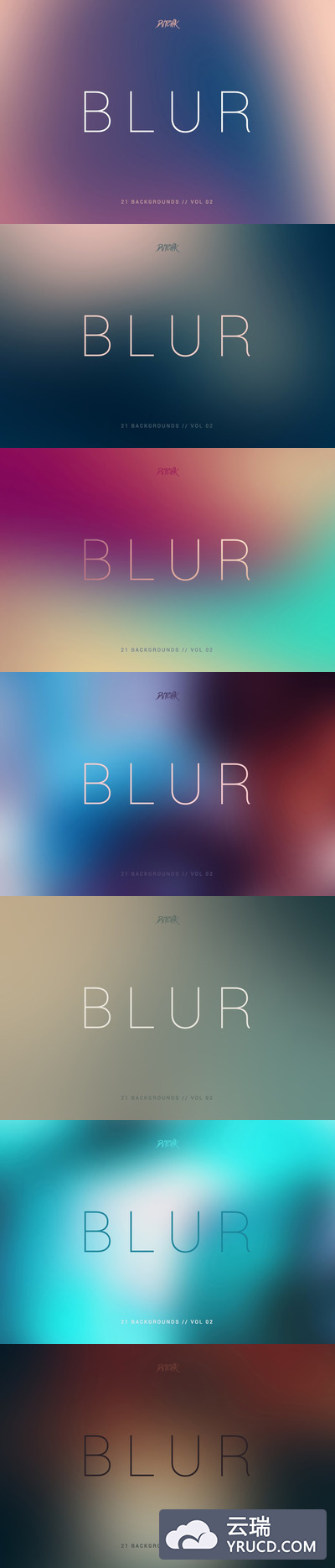 模糊平滑背景第二卷 Blur | Smooth Backgrounds | Vol. 02