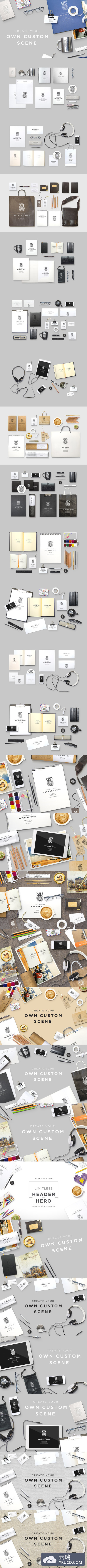 品牌VI设计展示样机合集 Identity & Hero Image Creator