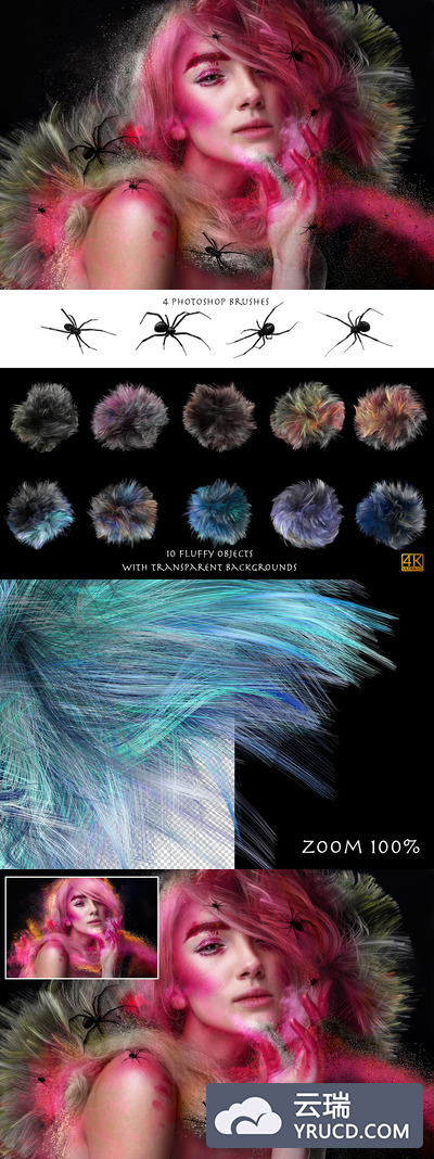 毛茸茸的万圣节素材合集 Fluffy Halloween