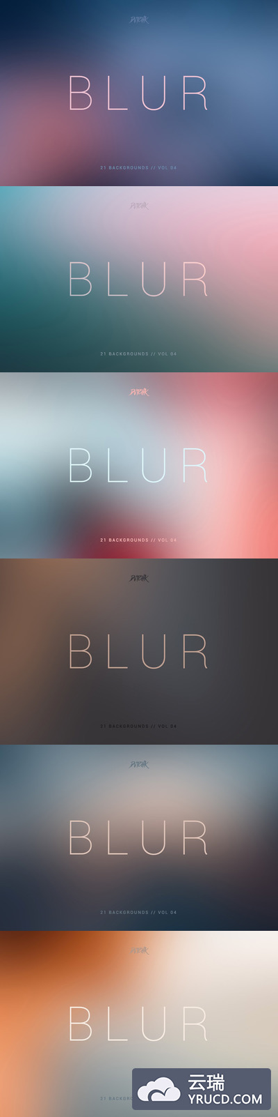 模糊平滑背景第四卷 Blur | Smooth Backgrounds | Vol. 04