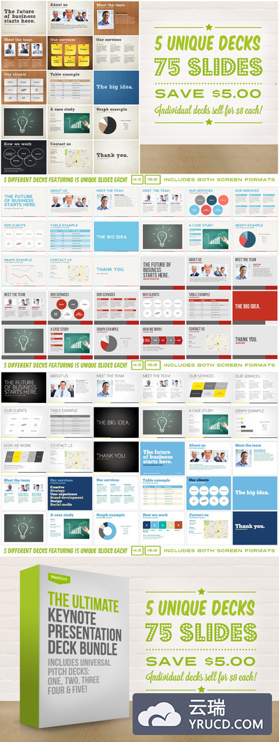 免费素材：专业的商业keynote模板下载 [Key]