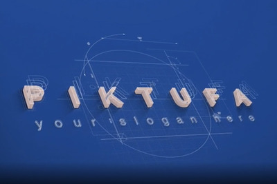 3种效果的带有logo标志VI设计辅助图形标准制图标尺的高品质时尚高端logo视频演示设计模板（AEP）