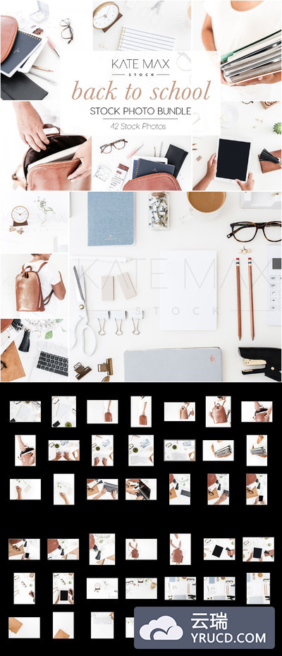 重返校园场景样机模板 Back To School Lifestyle Bundle